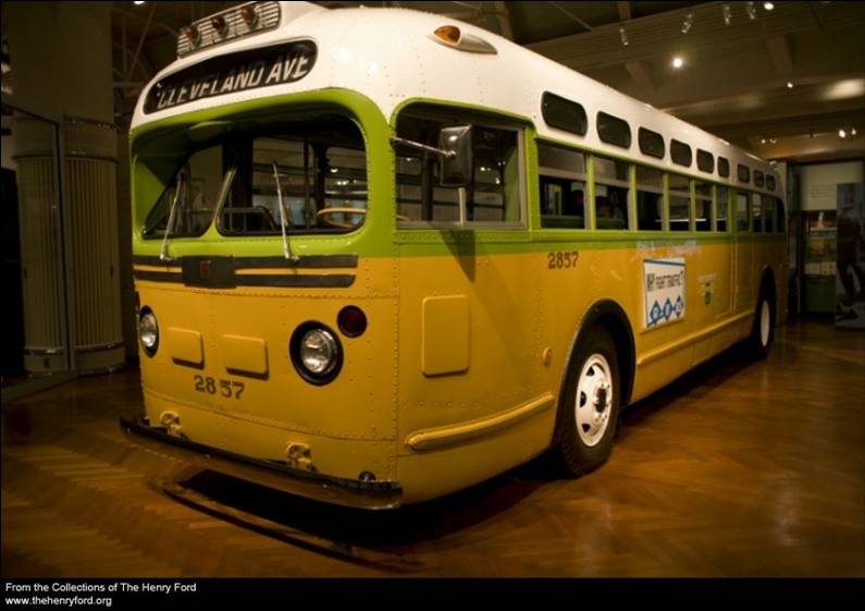 Rosa Parks bus - Photo by Michelle Andonian
