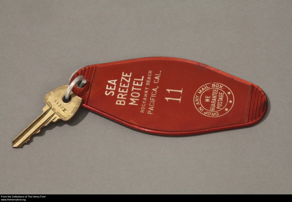 Motel room key - The Collections at The Henry Ford