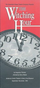 Witching Hour Playbill