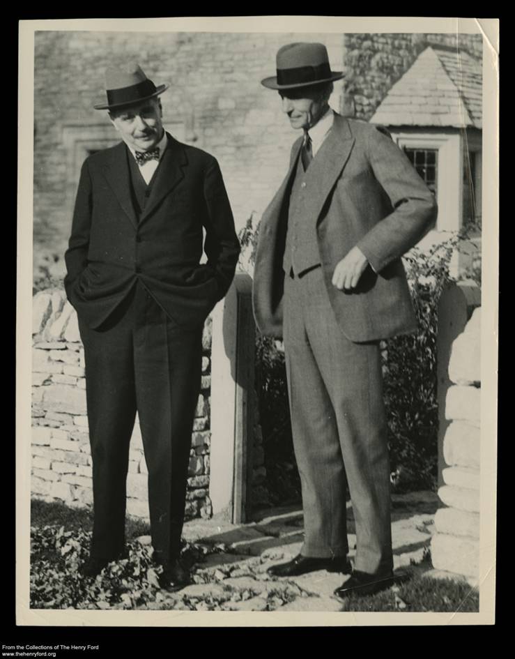 Henry Ford and HG Wells