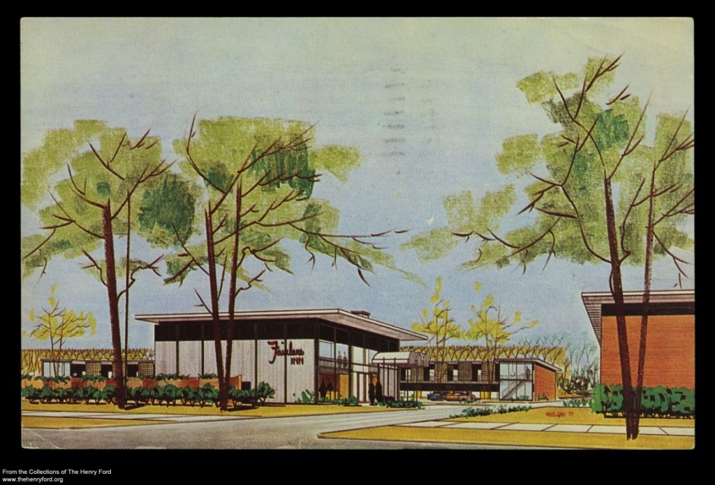 Fairlane Inn Postcard