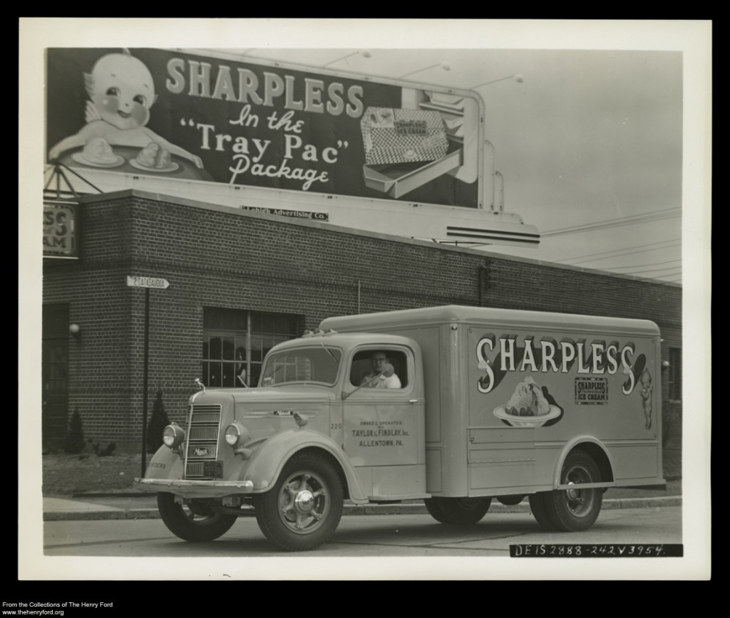 Sharpless Ice Cream Delivery Truck