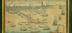 A View of Part of the Town of Boston in New-England and British Ships of War Landing Their Troops!