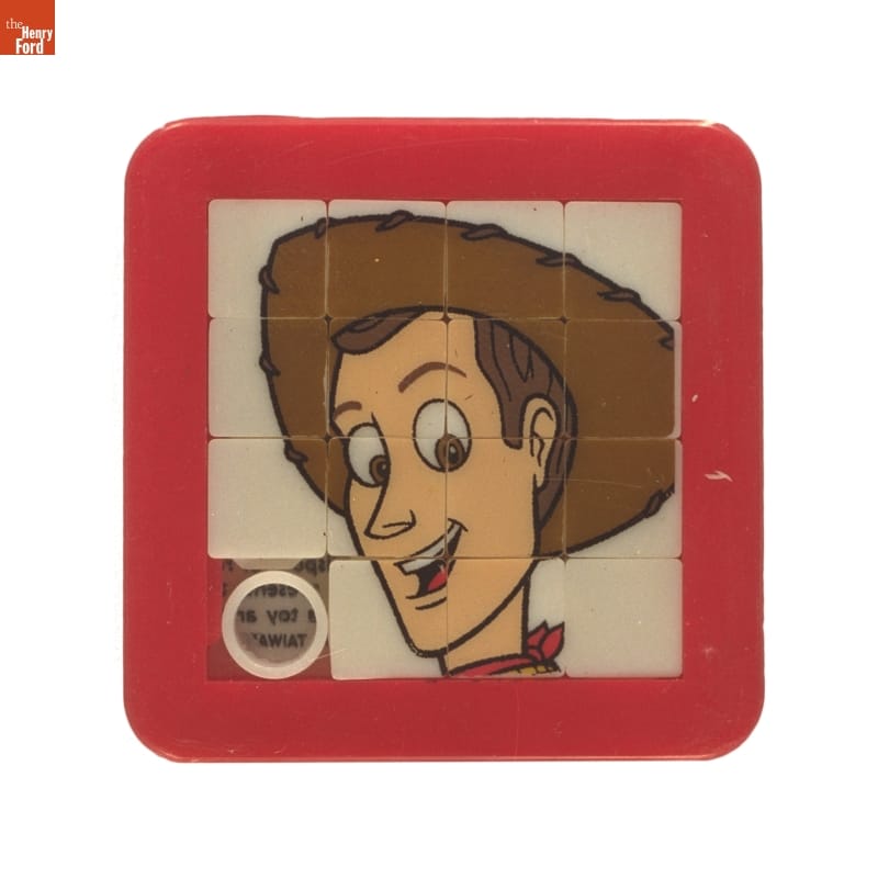 Toy Story Sliding Puzzles, 1996 Woody Toy Story Sliding Puzzle