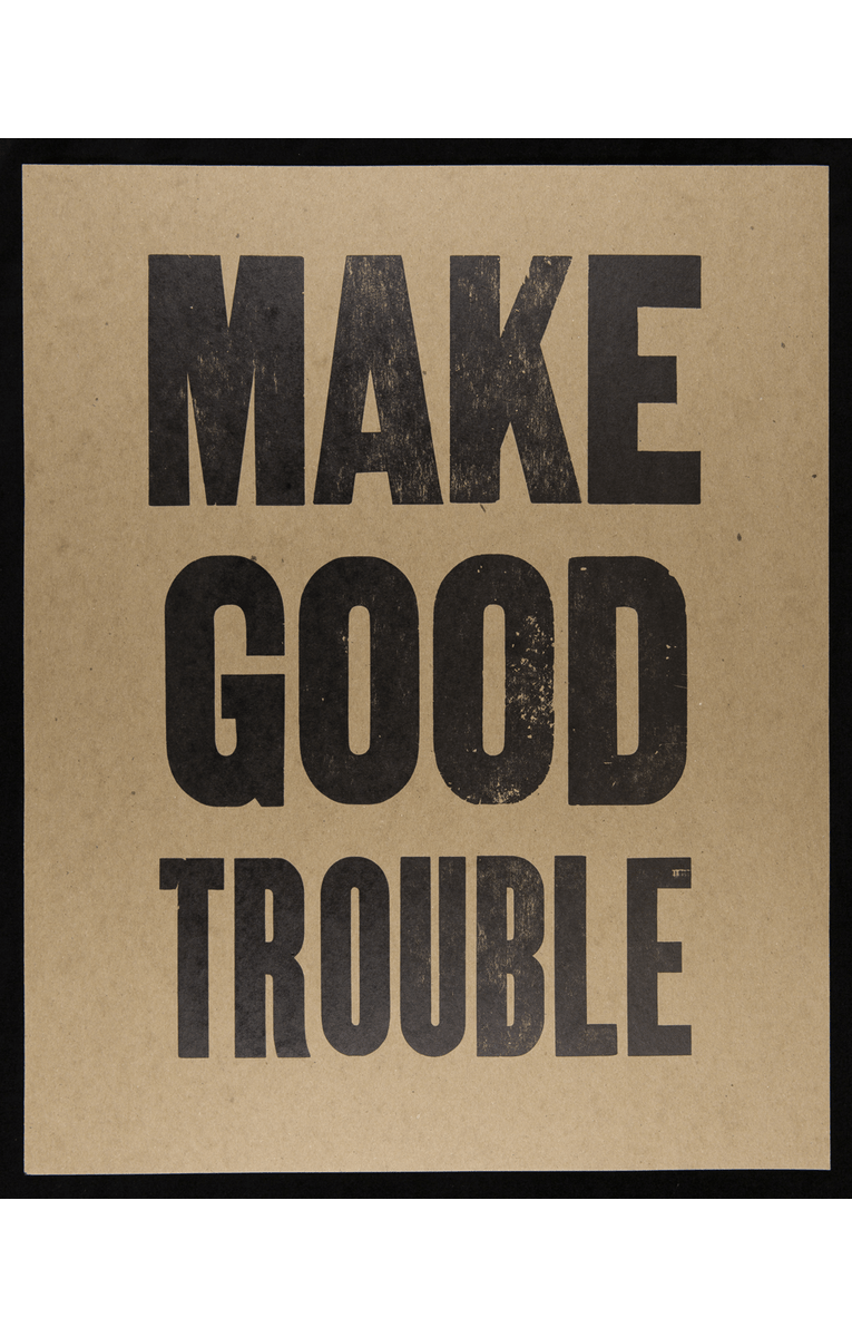 Signal-Return Press Solidarity Protest Poster Collection selections GIF with multiple images of posters with a few large bold words each