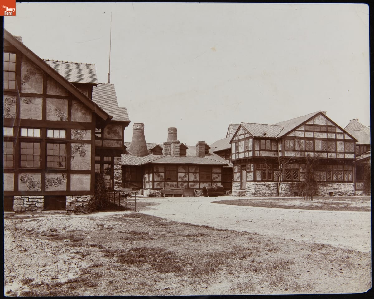 Rookwood Pottery, Cincinnati, Ohio, 1900-1906 Complex of several intricately timbered buildings
