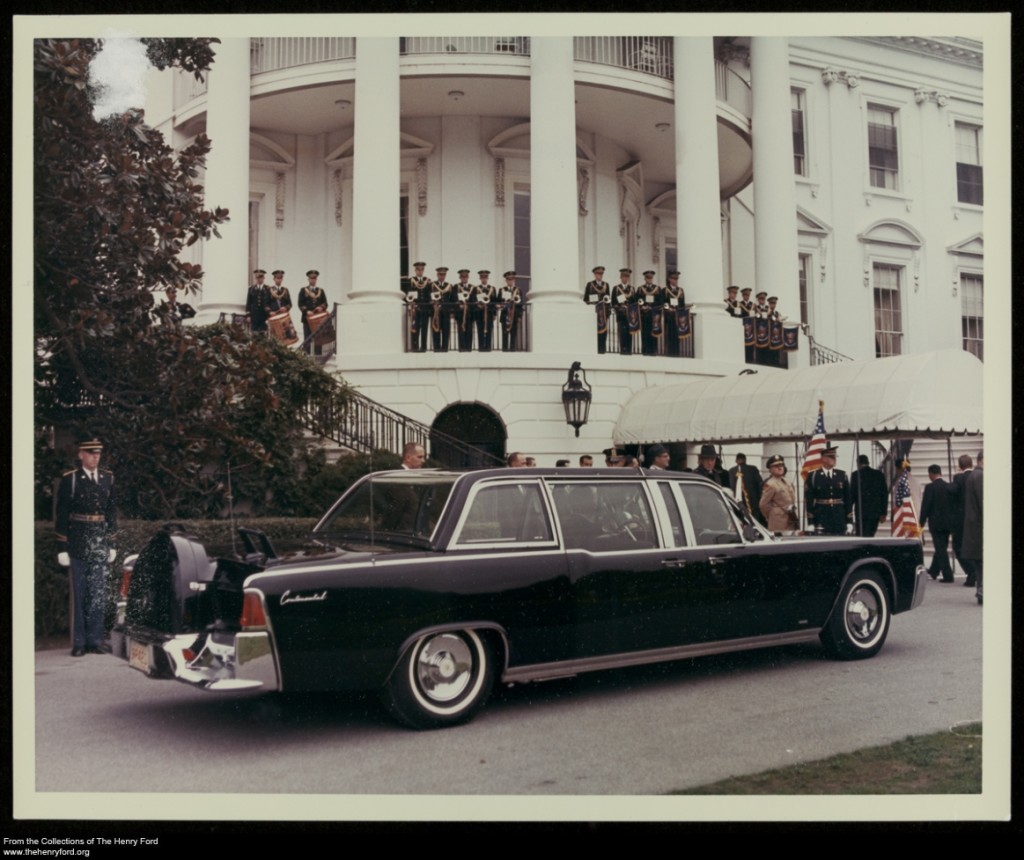 The rebuilt X-100 at the White House, October 1964. (2011.241.14.45)