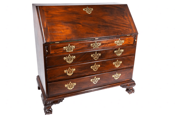 Views of desk after treatment