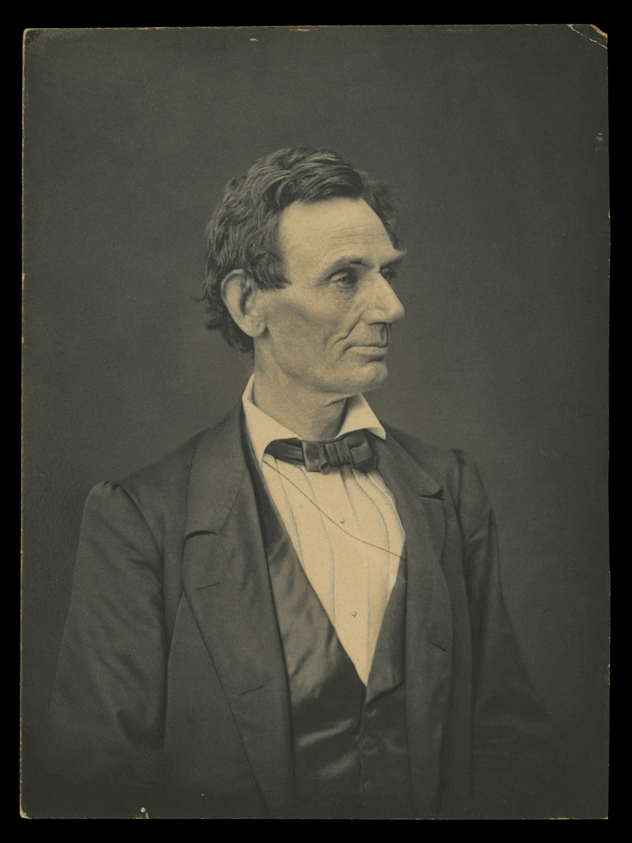 Portrait of Abraham Lincoln, 1860 Man in suit and tie