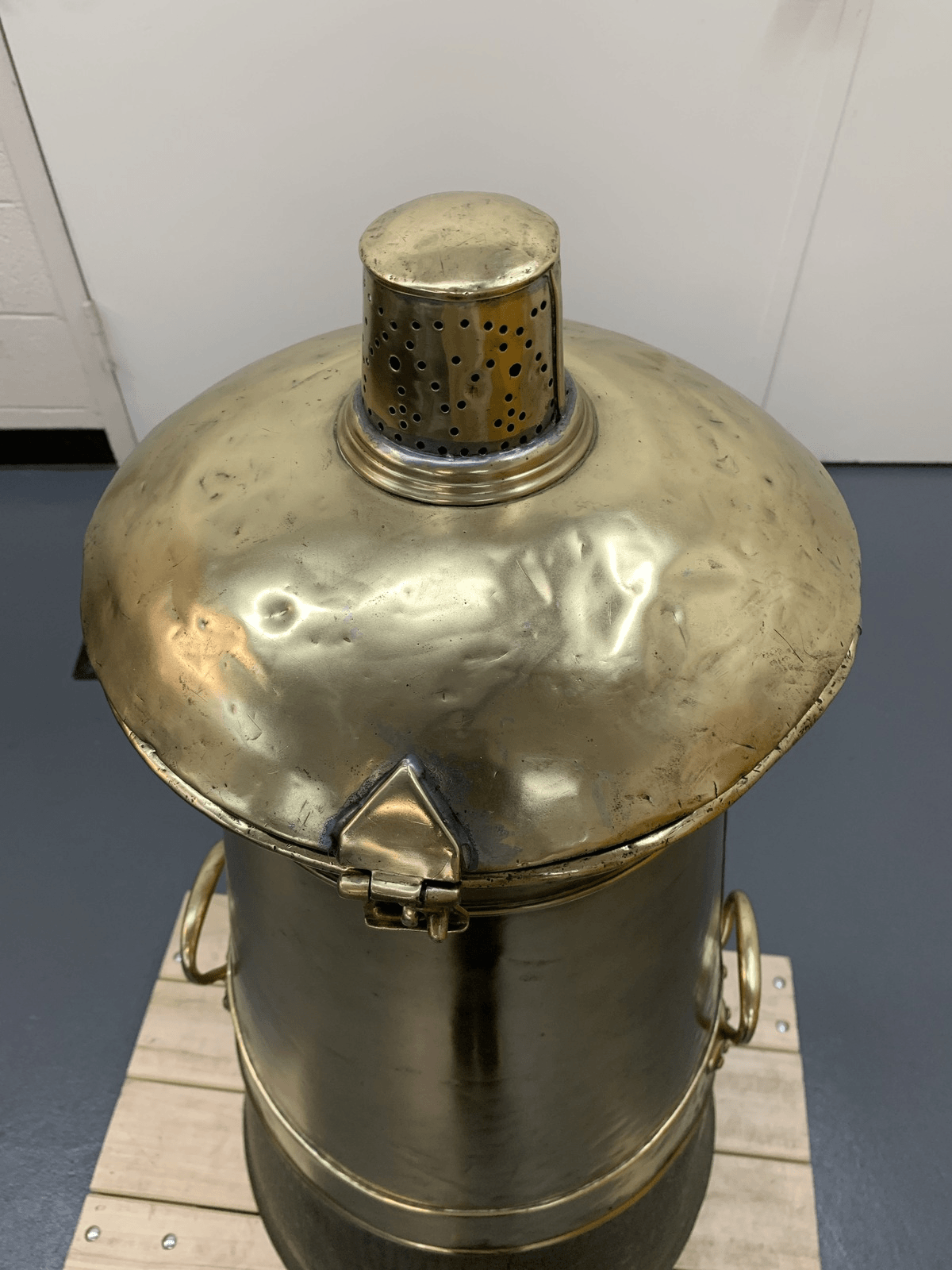 English milk container.