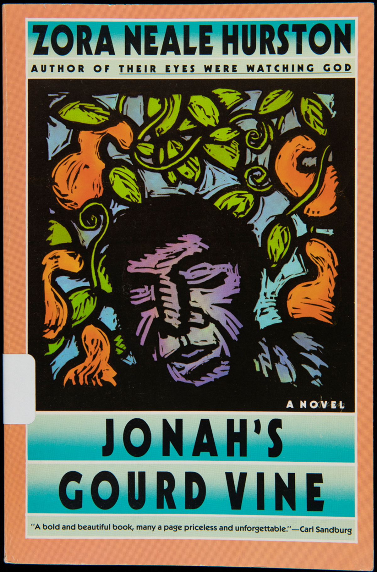 Jonah's Gourd Vine, 1990 edition. Jonah's Gourd Vine, Zora Neale Hurston's first novel, was conceived during a 1929 anthropological trip that Charlotte Osgood Mason sponsored. Mason's patronage provided Hurston with financial stability in her early writing and research career.