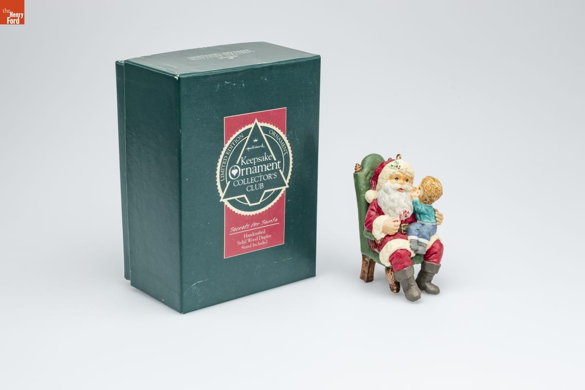 'Secrets for Santa,' Christmas ornament, 1991