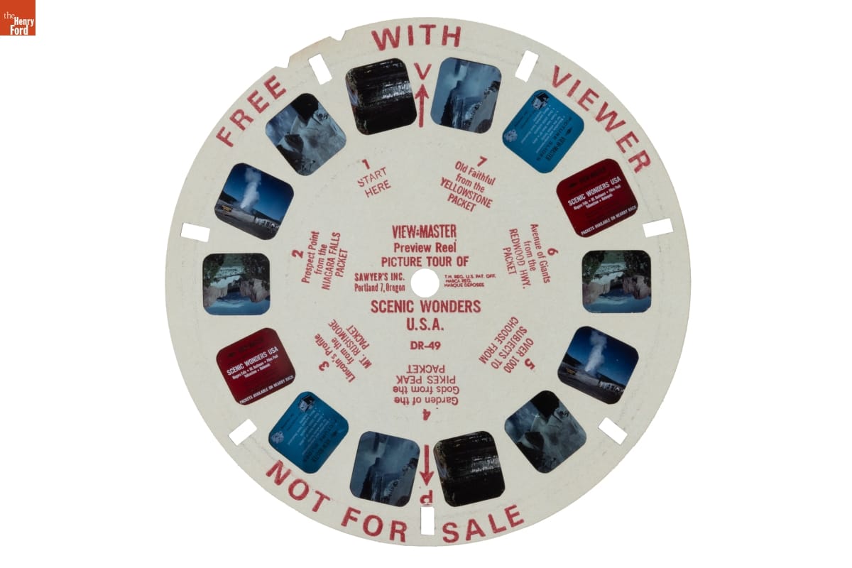 Picture Tour of Scenic Wonders U.S.A. View-Master Reel, 1960-1966