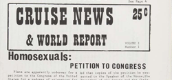 Cruise News & World Report, Volume I, Number 1, circa 1965