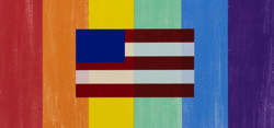 Screen Print, Gay Flag, 1993